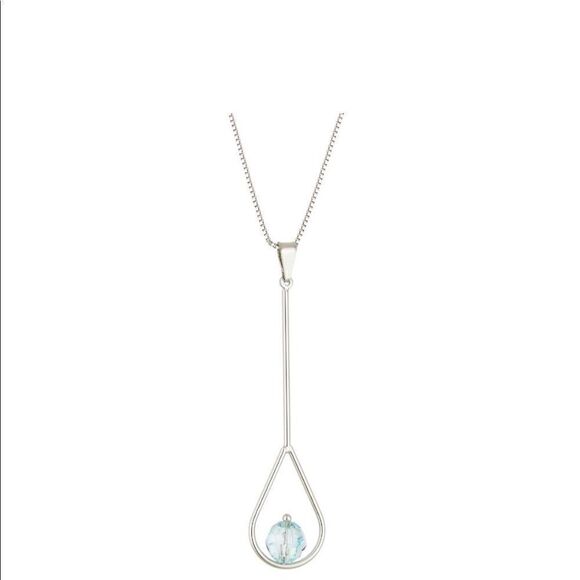 Swarovski authentic crystals White Rhodium Plated - Picture 2 of 5